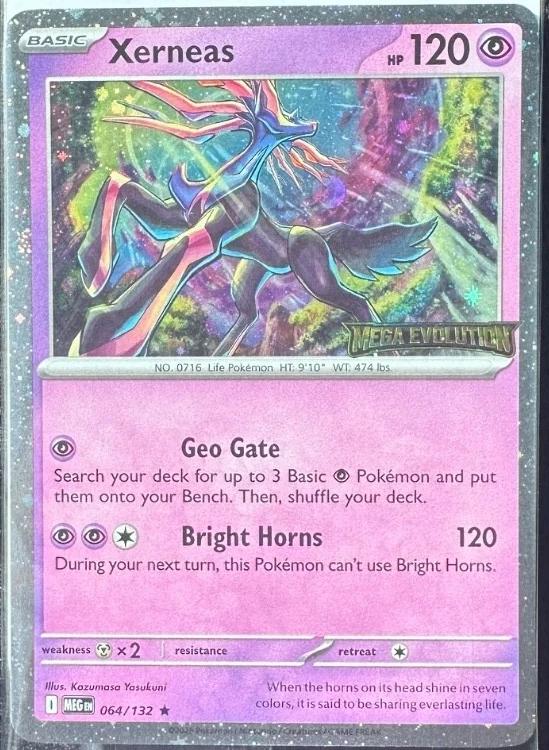 Mega Evolution Xerneas [Stamped] Pokémon card